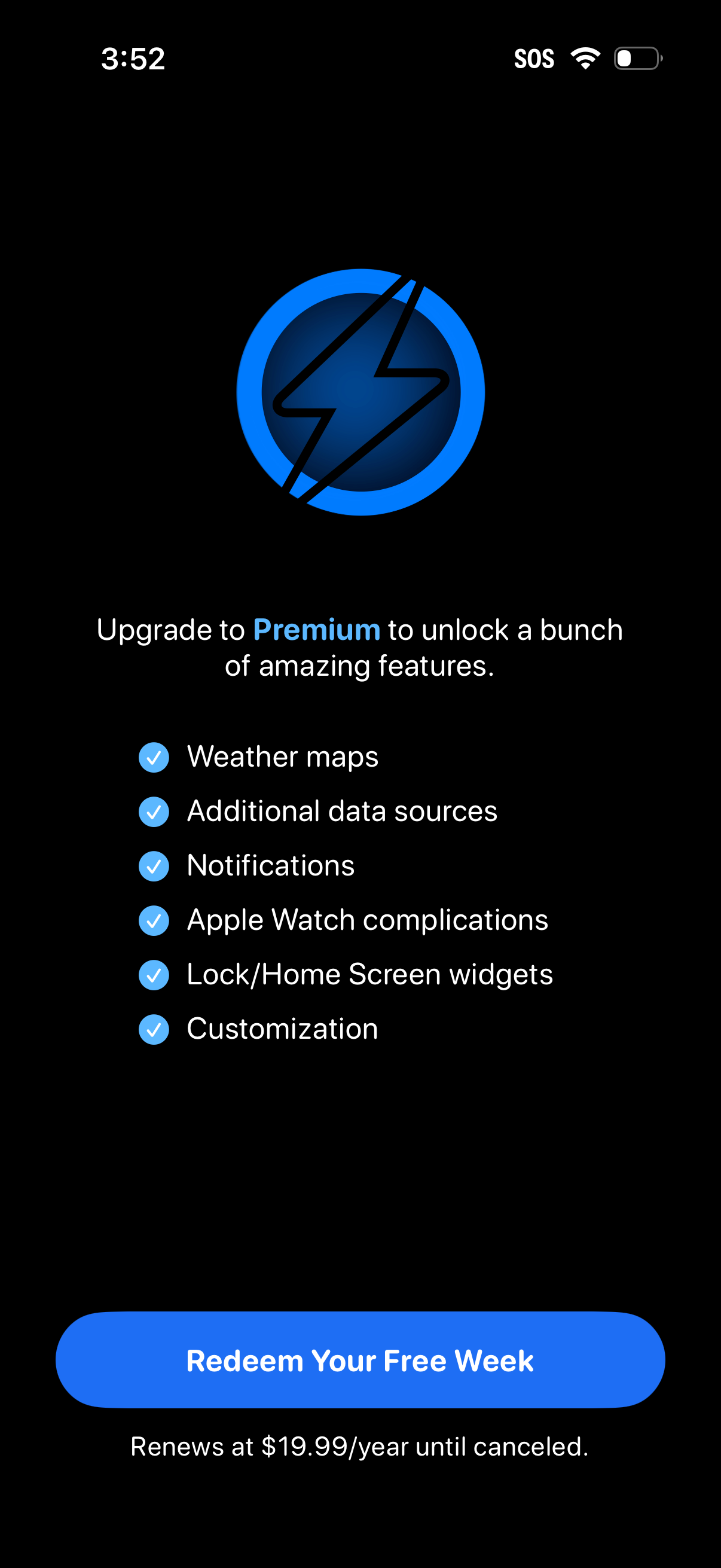carrot paywall screenshot